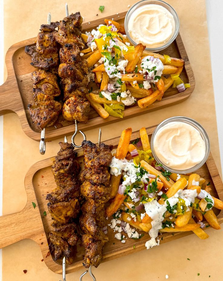 Air Fryer Chicken Shawarma Skewers
